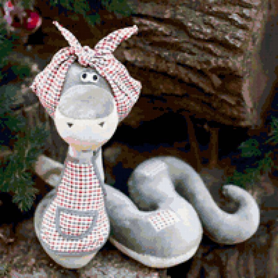 змея хозяюшка - новый год, змея - предпросмотр