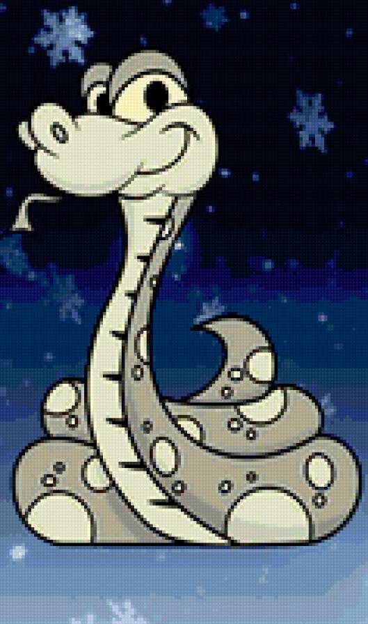 змея - змея, новый год - предпросмотр