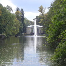 Схема вышивки «парк»