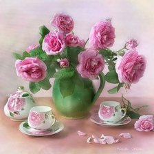 Схема вышивки «очень нежно..»