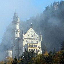 Схема вышивки «Замок Нойшванштайн»