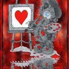 Схема вышивки «мишки тедди»