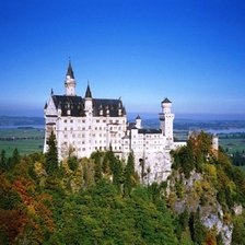 Схема вышивки «Замок Нойшванштайн»