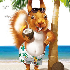 Схема вышивки «белочка»