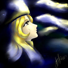 Схема вышивки «Лунная ночь»