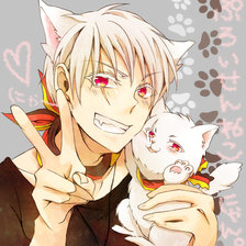 Схема вышивки «Пруссия-неко»