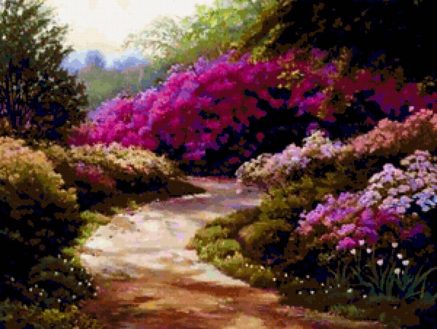 876754 - цветок, розы, пейзаж, роза, природа, цветы - предпросмотр