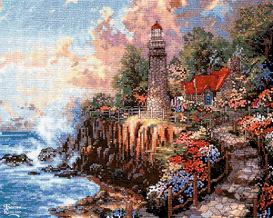 Маяк - море, природа, маяк - предпросмотр