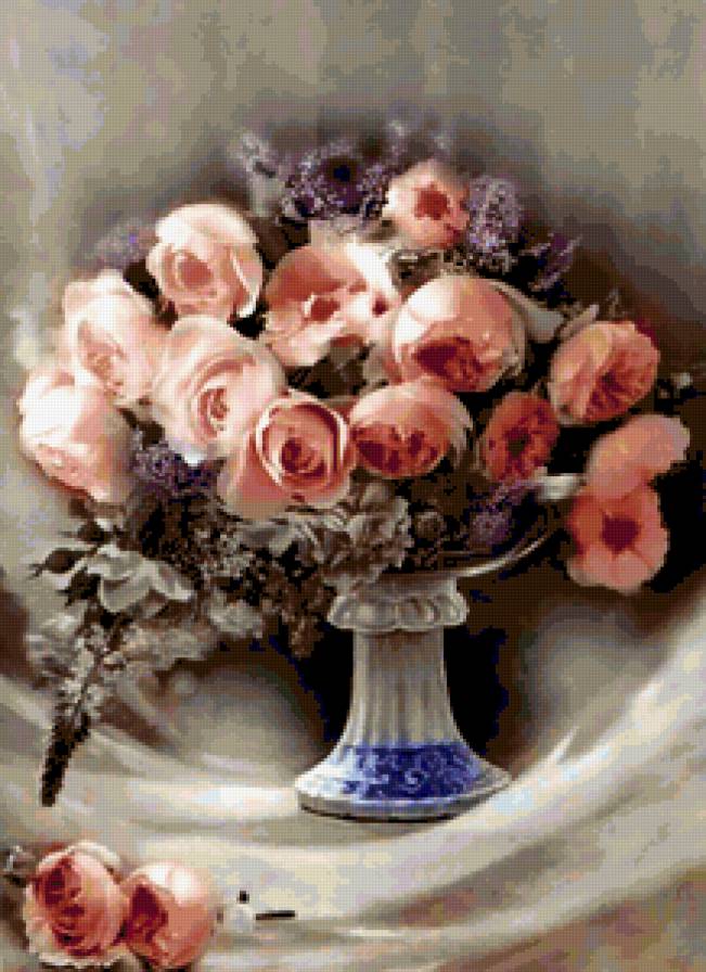 654869763 - розы, роза, ваза, цветы, букет, цветок - предпросмотр