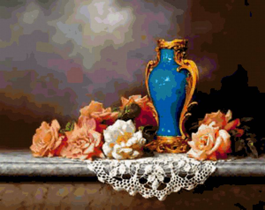 78987335 - цветы, ваза, розы, букет, цветок - предпросмотр