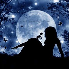 Схема вышивки «Ночь»