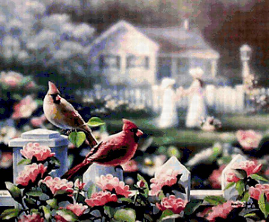 89672156 - роза, розы, птица, детям, цветок, птицы, лес, цветы - предпросмотр