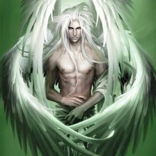 Схема вышивки «ангел»