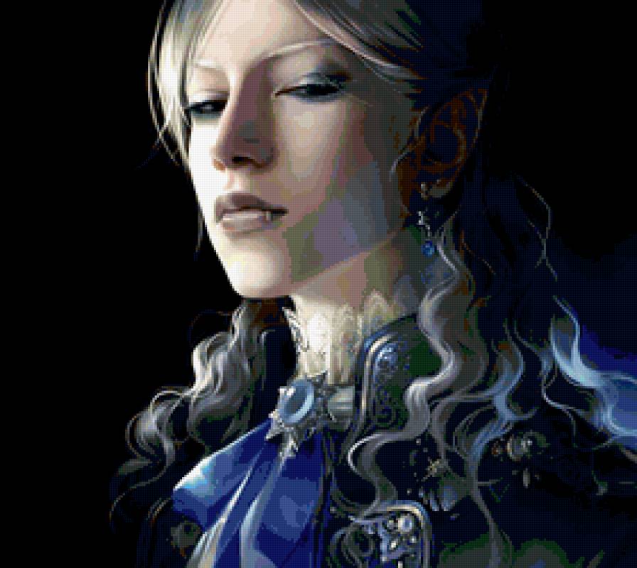 вампир - эльфийка, эльф, фэнтази, средневековье, девушка, вампир, воитель - предпросмотр