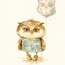 Схема вышивки «Совы Инги Пальцер»