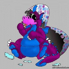 Схема вышивки «дракончик»