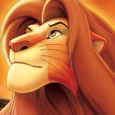 Схема вышивки «симба»