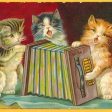 Схема вышивки «Котята»