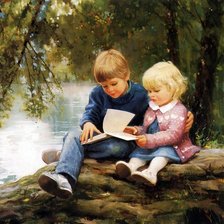 Схема вышивки «дети»