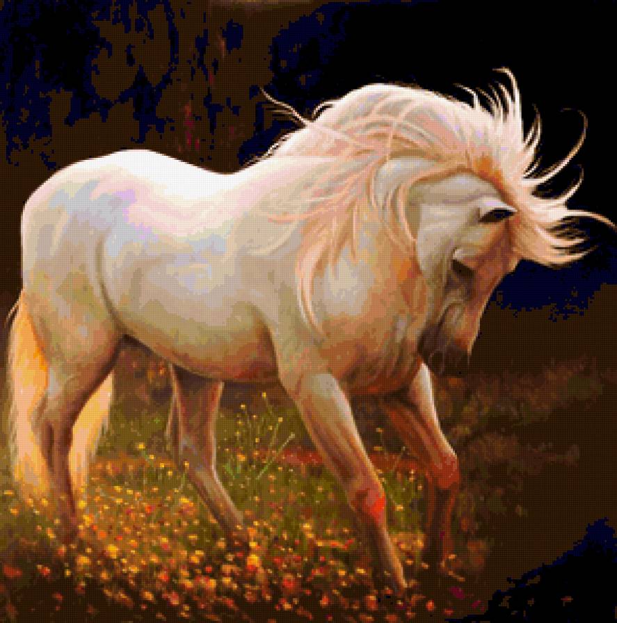 Кінь - лошади, живопис - предпросмотр
