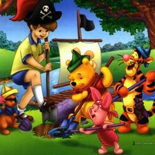 Схема вышивки «Винни- Пух и его друзья»