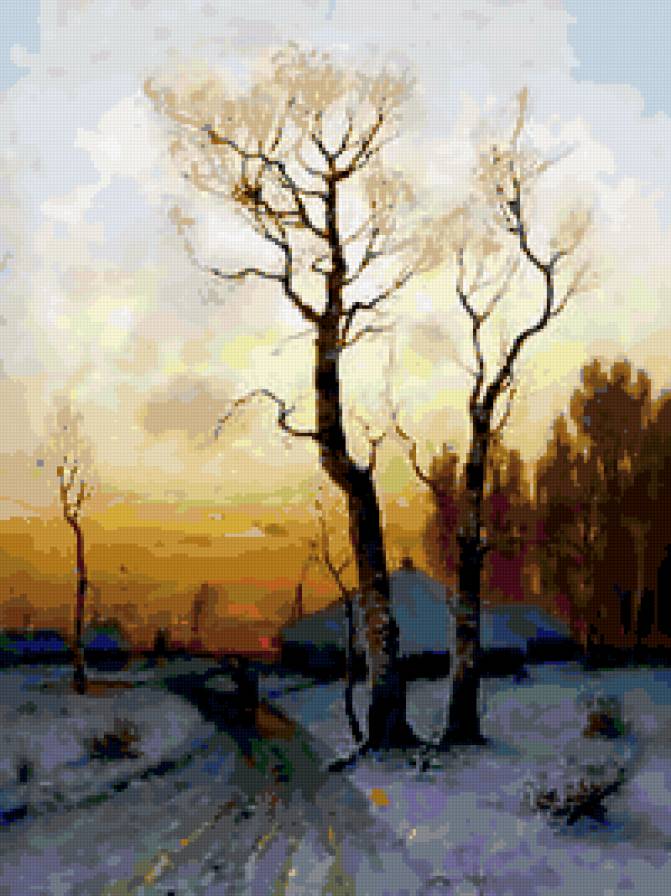 №177638 - природа, зима, дорога - предпросмотр