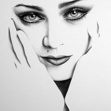 Схема вышивки «Лицо»