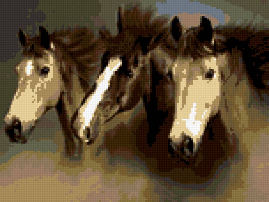 тройка - лошади - предпросмотр