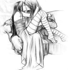 Схема вышивки «Бель и Ти»