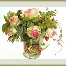 Схема вышивки «фуджико»