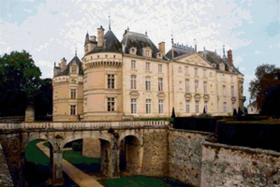 замки мира - сквер, замок, особняк, дворцы, дом, дворец, усадьба, мостик - предпросмотр