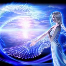 Схема вышивки «лебедь»