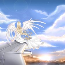 Схема вышивки «авиарейс»