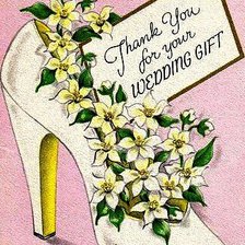 Схема вышивки «Цветочная туфелька»