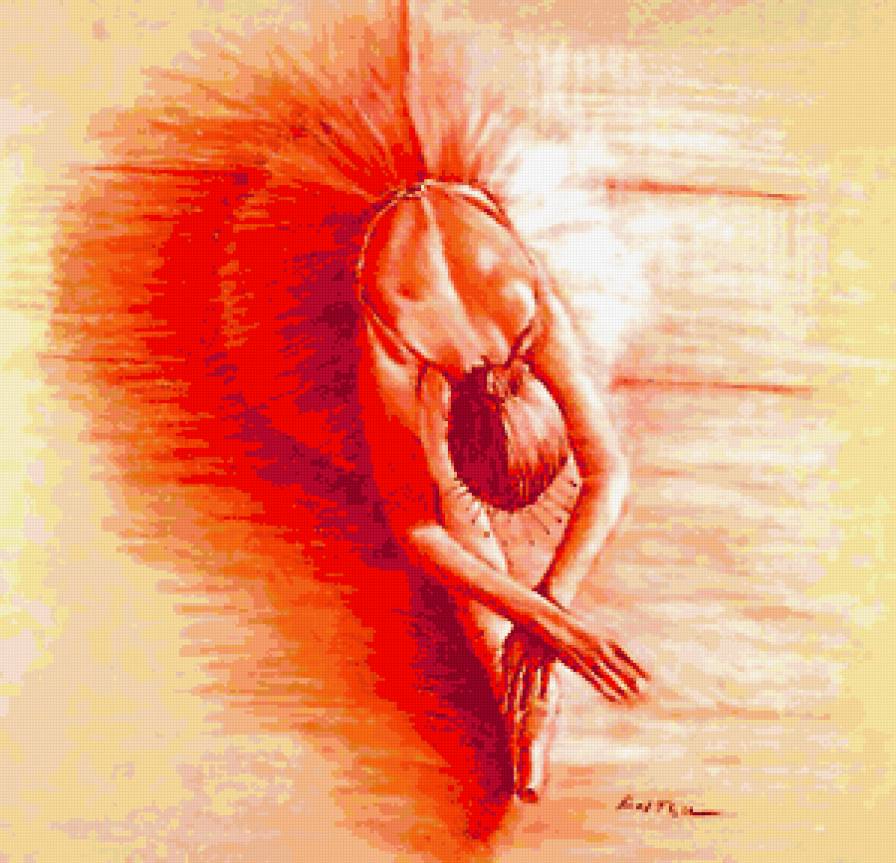 Балерина - портрет, женщина, красота, грация танец, балерина, балет - предпросмотр