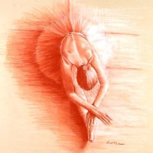 Схема вышивки «Балерина»