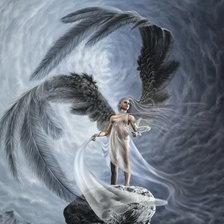 Схема вышивки «крылья»