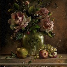 Схема вышивки «Розы»