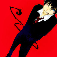 Схема вышивки «синий экзорцист»