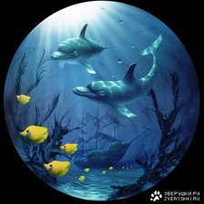 Схема вышивки «Подводный мир»