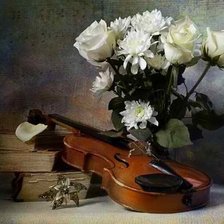 Схема вышивки «Скрипка»