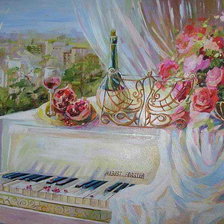 Схема вышивки «Утро»