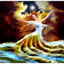 Схема вышивки «Волна»