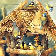 Схема вышивки «Серия : Птицы»