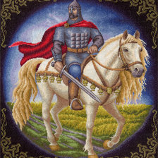 Схема вышивки «Богатырь»