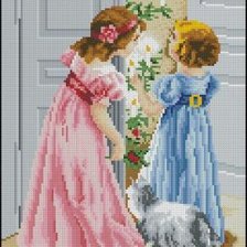 Схема вышивки «БАРЫШНИ»