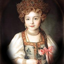 Схема вышивки «русская краса»