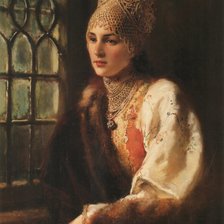 Схема вышивки «у окна»