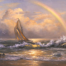 Схема вышивки «после бури»