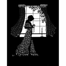 Схема вышивки «Девушка»